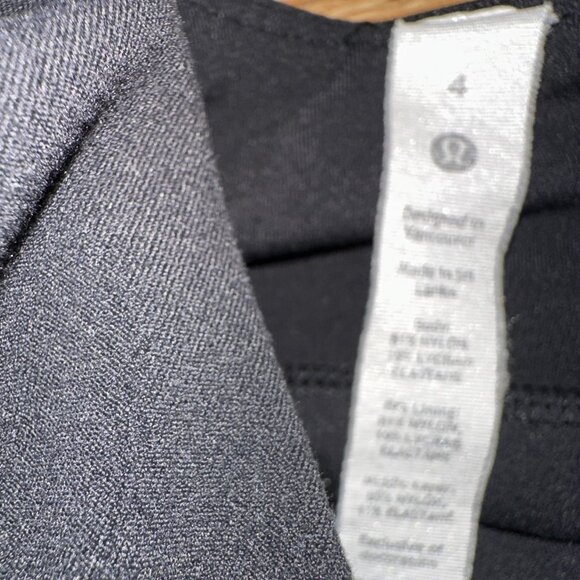 Lululemon Black Align Tank Cropped Length Size 4 BLK EXCELLENT CONDITION! - Picture 4 of 5